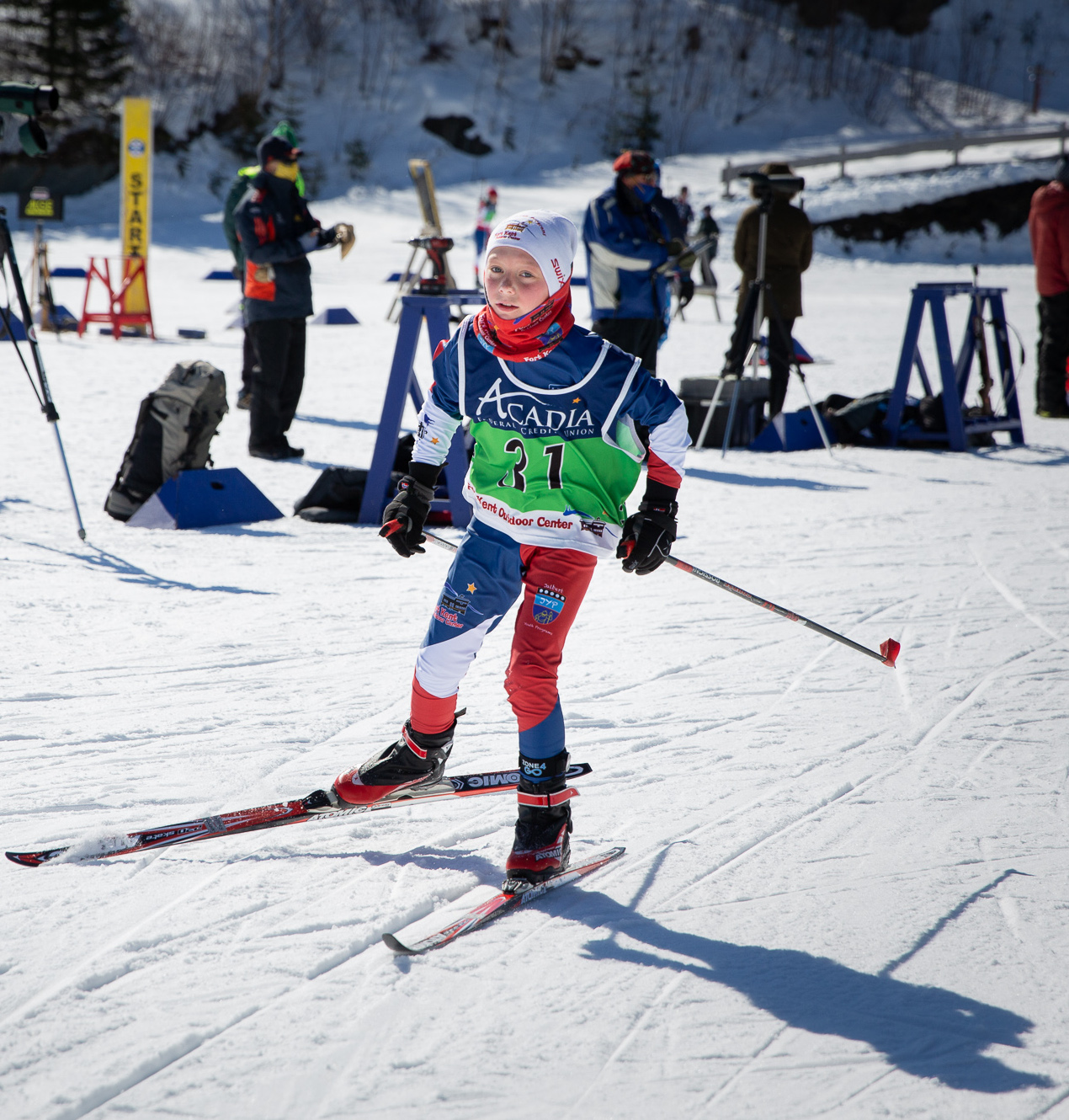 Biathlon racer