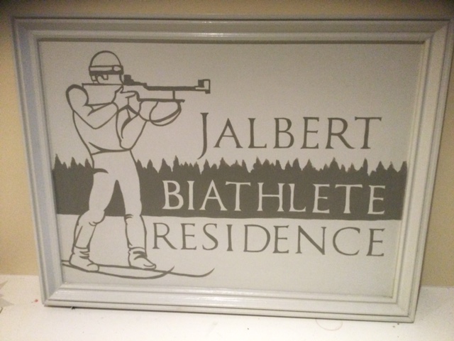 Jalbert House sign