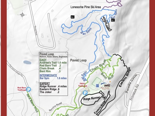 Mountain Bike Trails Map